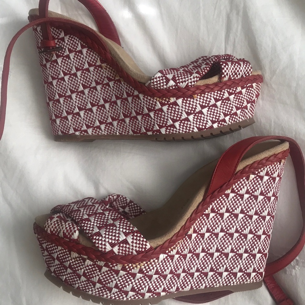 Jean-Michel Cazabat Holly Wedge Sandals 37.5